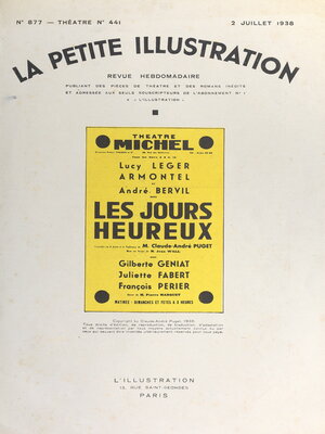 cover image of Les jours heureux